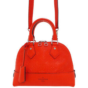Louis Vuitton Monogram Empreinte Neo Alma Bag Red